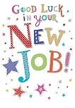 Piccadilly Greetings Modern Occasion Card New Job - 7 x 5 inches,red|grey|oak|blue|beige