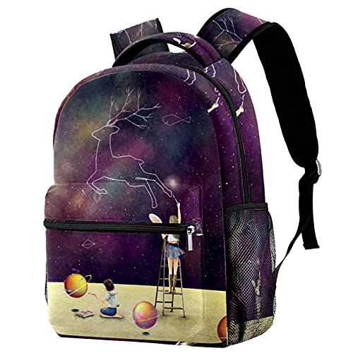Sac à dos de voyage à motif étoiles pour transporter vos affaires de loisirs sans effort