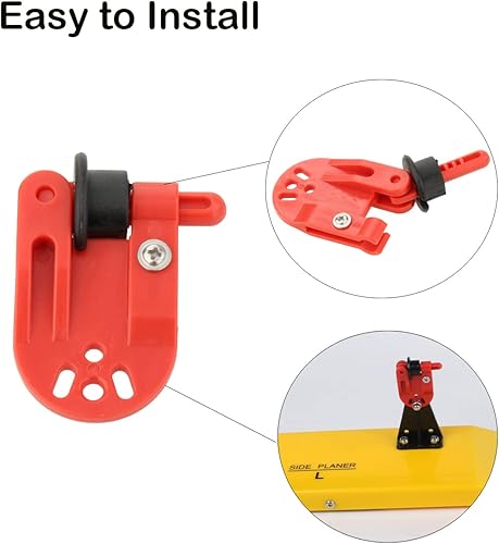 Miniatura 4 de 4 unids Cepilladora Zams Pro Release Clips Pesca en línea Clip lateral para Aparejos de pesca en alta mar Trolling Downrigger Clips