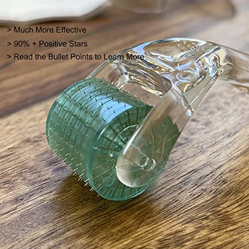 Koi-Beauty-Professional-Derma-Roller-with-200-Real-Individual-Titanium-Microneedles-for-Face-Body-Beard-Hair-Growth-Microneedling-Roller-for-Home-Use