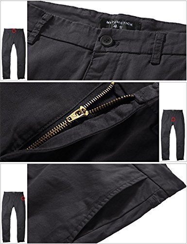 Image of Match Men's Regular Fit Comfort Stretch Casual Chino Pants
