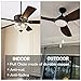Tyqour 4Pcs Ceiling Fan Pull Chain Extender 13inch White Fan Chains Extensions Light Pull Chain Ceiling Fan Chain Extenders Ornaments for Ceiling Light Lamp Fan Chain