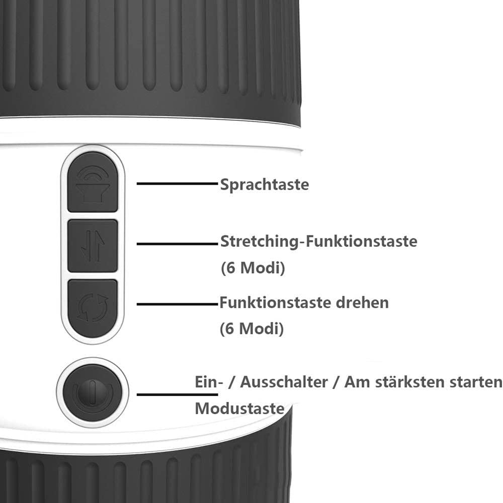 Masturbatore Elettrico Telescopico Con 6 Frequenze 6 Velocità, Pompino Che Si Masturba Per La Figa Tascabile Degli Uomini Set Di Giocattoli Sessuali Per Masturbatori Maschili Con Una Voce Sexy