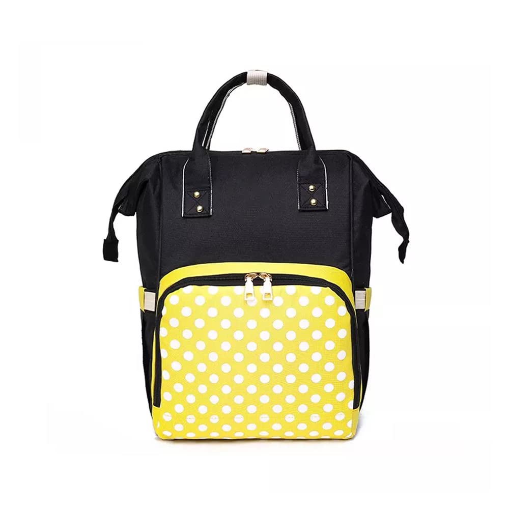 Maternity Travel Diaper Bag Organizer Large Mother Baby Backpack with Back Chain Insulated Bottle Storage and Shoulder Straps-image-41