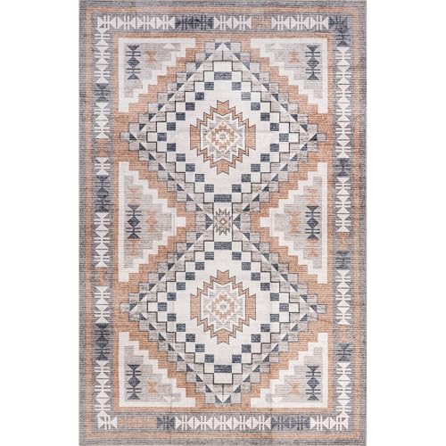 Tapete Decorativo NuLOOM Leighton Beige 4x6 Pies miniatura 5