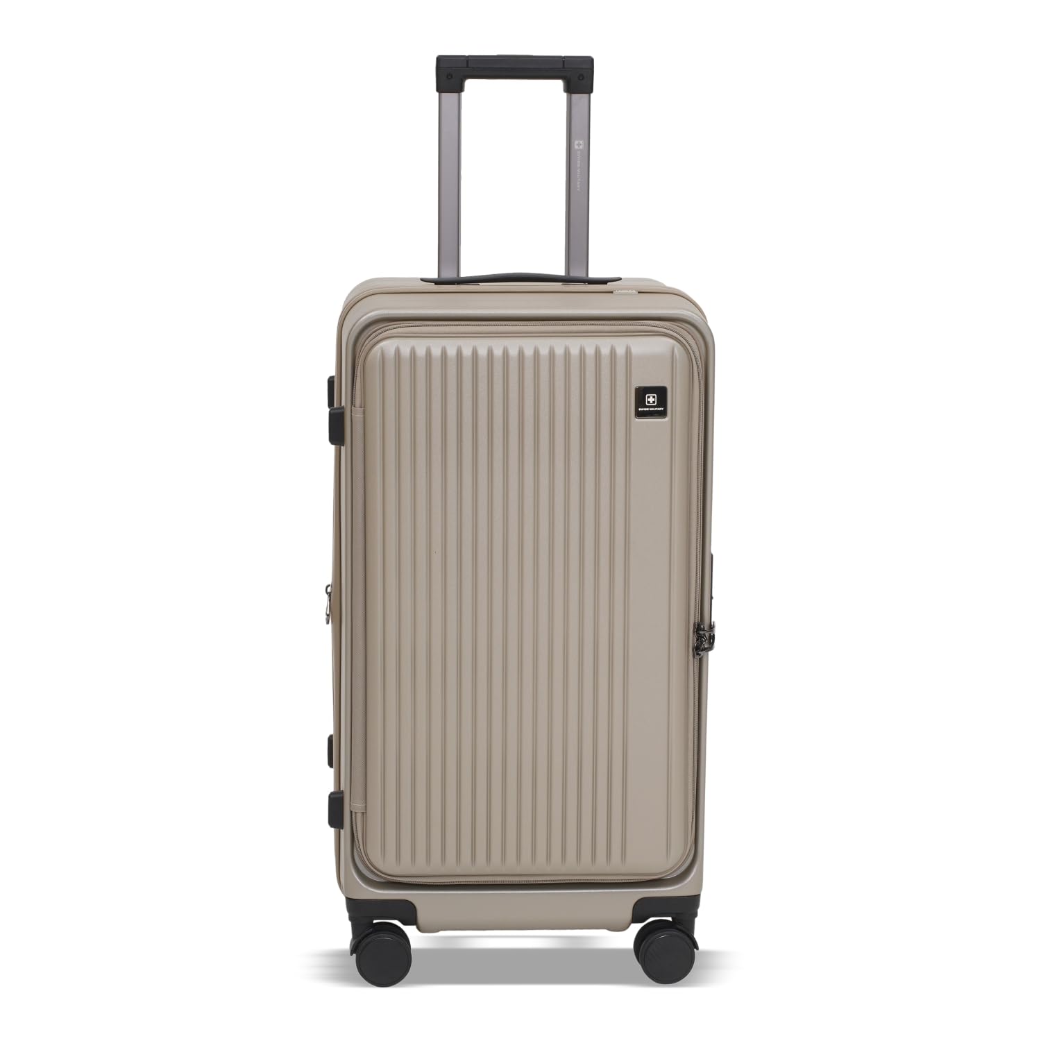 Black Gold Collection Jade Hard Top Trolley Bag, Durable PC Luggage with TSA Lock, 8,Wheel Spinner, Expandable Storage & Anti,Theft Zipper, Travel Suitcase in Peach, 20 Inch-image-40