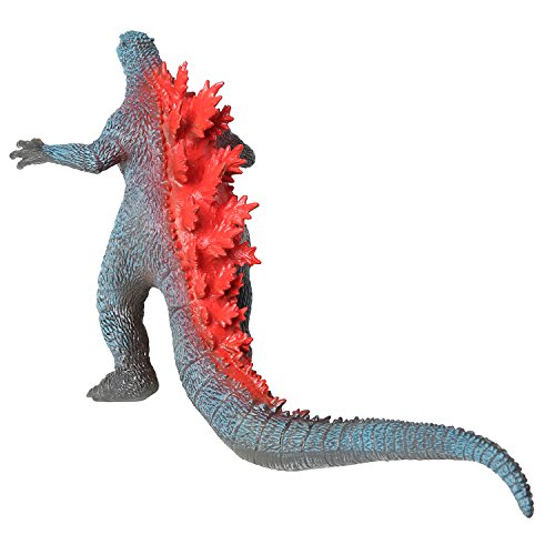 Rainbow yuango Godzilla 14" 13" 7" Standing Gojirasaurus Dinosaur Model Action Figure Toy Soft Vinyl Plastic Dino Movie Monster Series for Kids(Red)