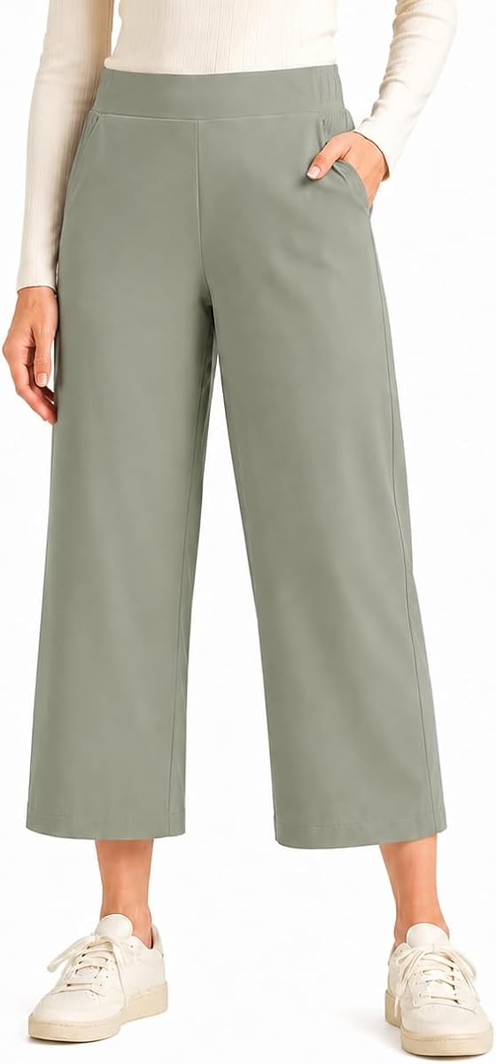 Pantalones ligeros hasta el tobillo para mujer, protección UPF 50