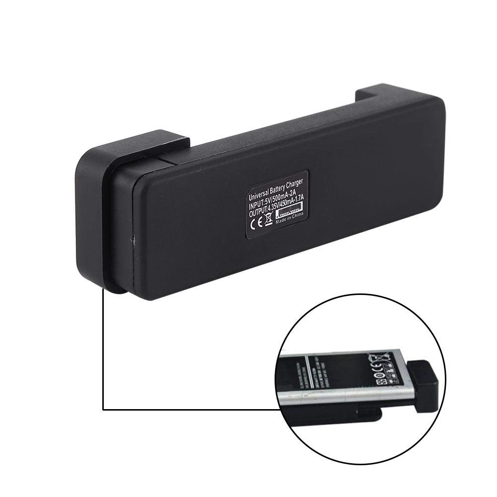 Caricabatterie Universale Per Smartphone S3 S4 – LED Indicatore, Ignifugo, Nero - 5