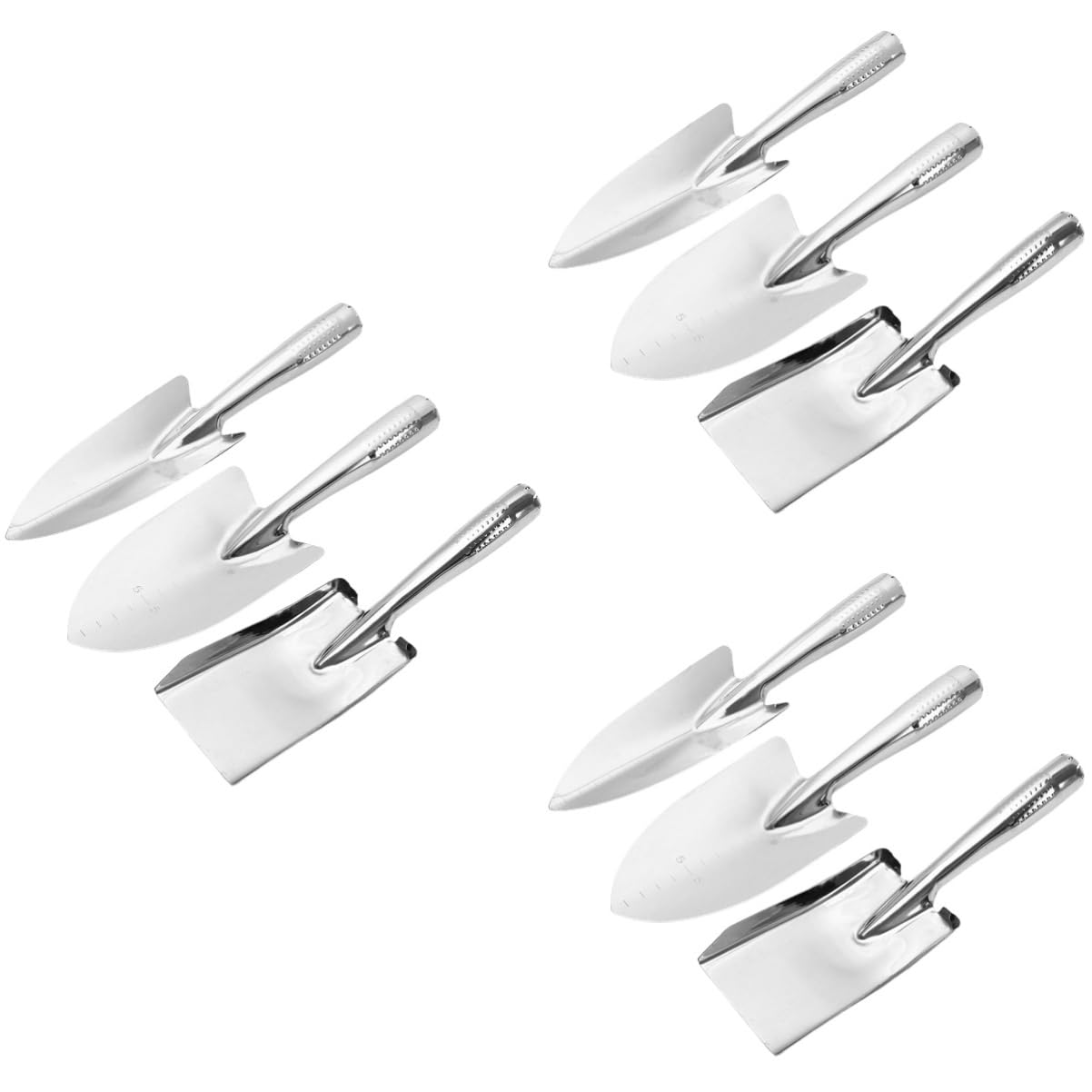 ifundom 3 Set Palette Giardinaggio Inossidabile Strumenti Multifunzionali Per Estirpare E Smuovere Per Giardinieri E Appassionati 3 Pezzi * 3