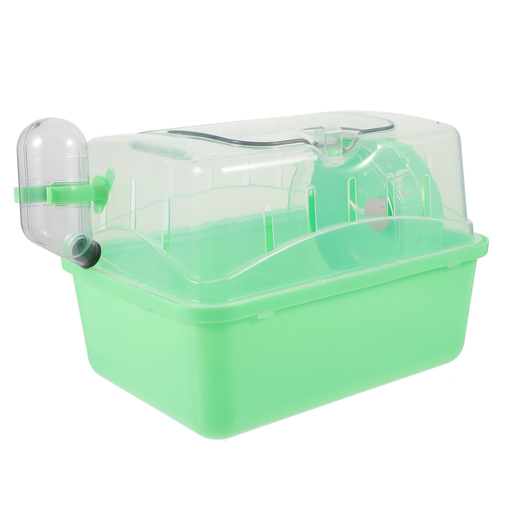 Cage pour rat spacieuse anti-projection avec toit panoramique transparent