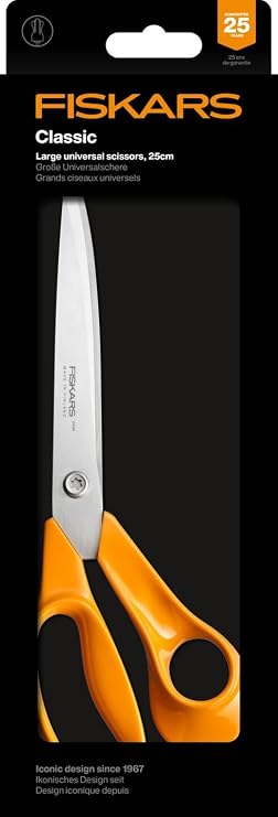 Fiskars Classic Large Universal Craft and Fabric Scissors, Right-Handed use