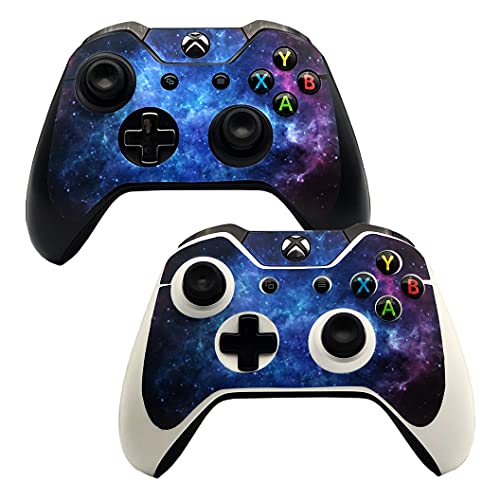 Uushop Protective Vinyl Skin Decal Cover For Microsoft Xbox One Blue And Purple Nebula(Upgraded) #TOP5