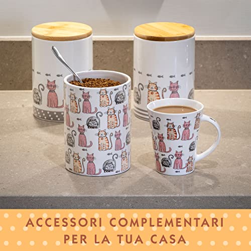 SPOTTED DOG GIFT COMPANY - Tazza con gatti e pesci...