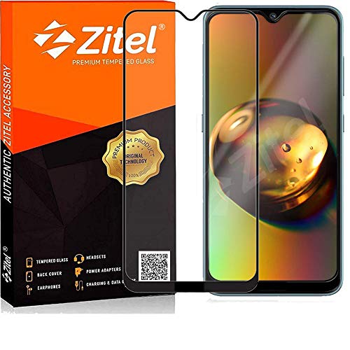 Image of zitel tempered glass screen protector for redmi y1 / y1 lite (white) edge to edge full screen coverage with installation kit