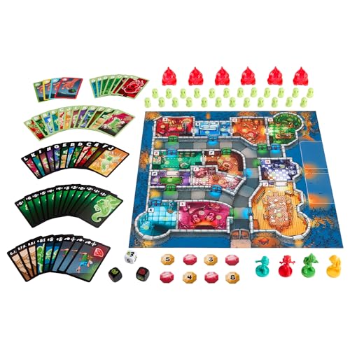 Mattel Games Geister, Geister, Schatzsuchmeister! Jubiläumsausgabe Brettspiel, kooperatives Familienspiel mit zwei Spielmöglichkeiten, für 2 bis 5 Spieler, Deutsche Sprache, HXT19 – Bild 6