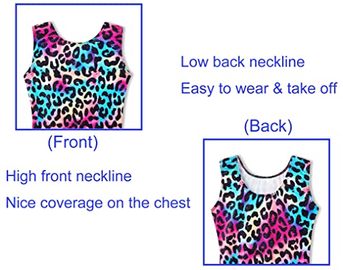 Image of Domusgo Toddler Leotard Gymnastics Long Sleeve, Sparkly Tumbling Dance Leotards for Baby Girls Kids Teens 2-14 Years