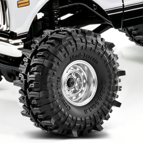 RCMMTING 1.0 Micro Crawler Wheel/Tire Set