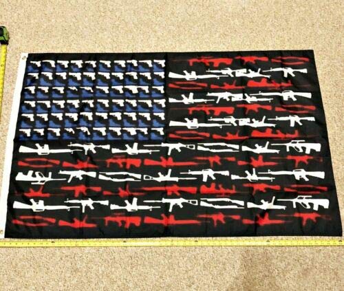 2nd Amendment 2A America NRA Gun Flag 3x5'