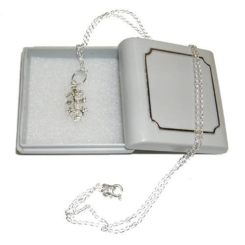 Perlascarel Collana con ciondolo a forma di croce