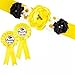 HAPPYLAND Baby Shower Decorations Yellow Sash for Baby Shower and Tinplate Badge Pin Mommy to Bee Yellow Maternity Sash Set Mommy to be Daddy to be Corsage Baby Shower Mommy Sash Pregnancy Baby Shower Belt Sash Keepsake