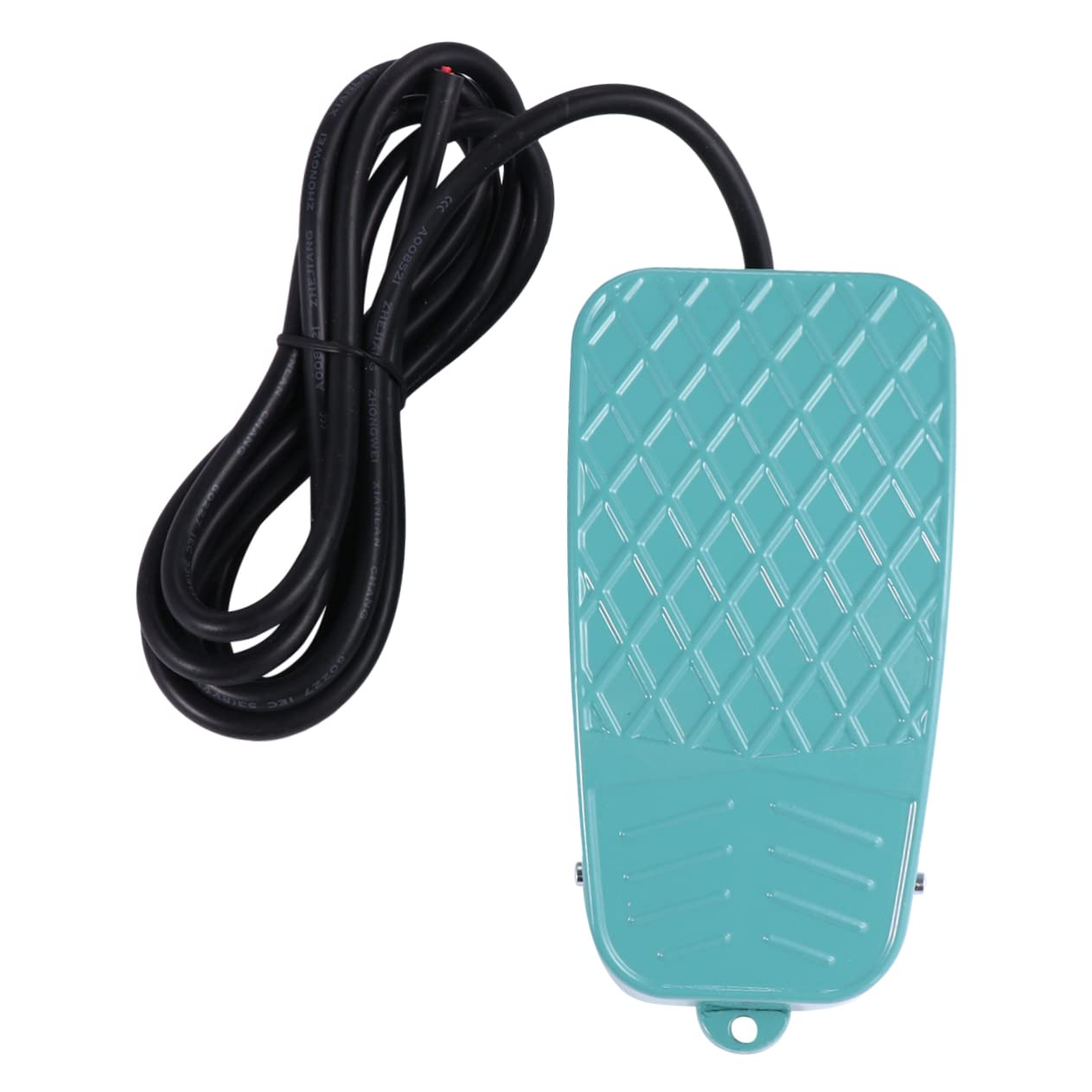 OSOLADY 1 PC Foot Switch Pedal Switch with Cord Heavy Duty Foot Pedal Controller Pedal with Cord Foot Operated Power Electric Power Push Button Anti-Skid Surface Pedal Momentary Aluminum