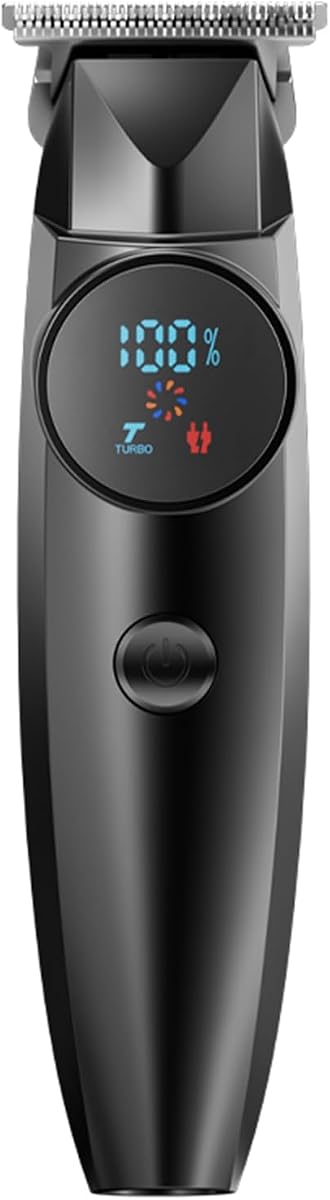 Hair Clippers,Ball Trimmer Pubic Hair Groomer Cordless Rechargeable Hair Clippers with LED Lighting Portable Body Grooming Travel for Him Dad（Black）