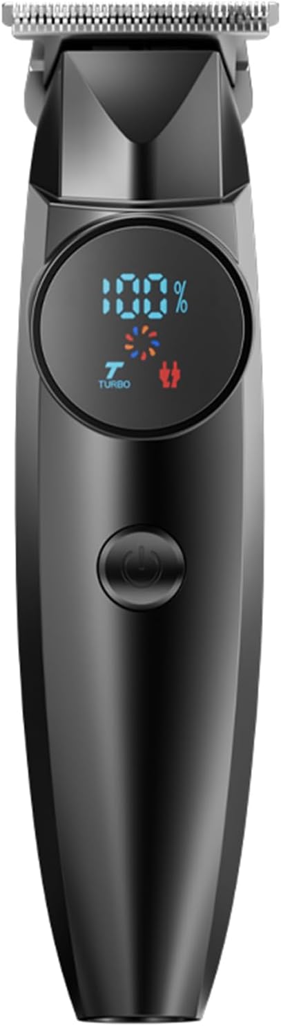 Hair Clippers,Ball Trimmer Pubic Hair Groomer Cordless Rechargeable Hair Clippers with LED Lighting Portable Body Grooming Travel for Him Dad（Black）