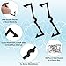 Ymapinc Black Plastic Pegboard Hook Locks,100PCS Pegboard Clips, Peg Board Clips, Locking Pegboards Hooks, Peg Locks, Hook Lock for 1/4