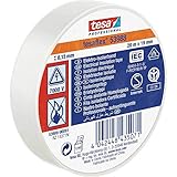 Tesa 53988-00061-00 - Cinta aislante (20 m x 19 mm), color blanco