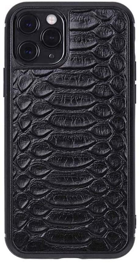 Coque iPhone 12 Pro antichoc cuir python pour éviter les rayures d'écran