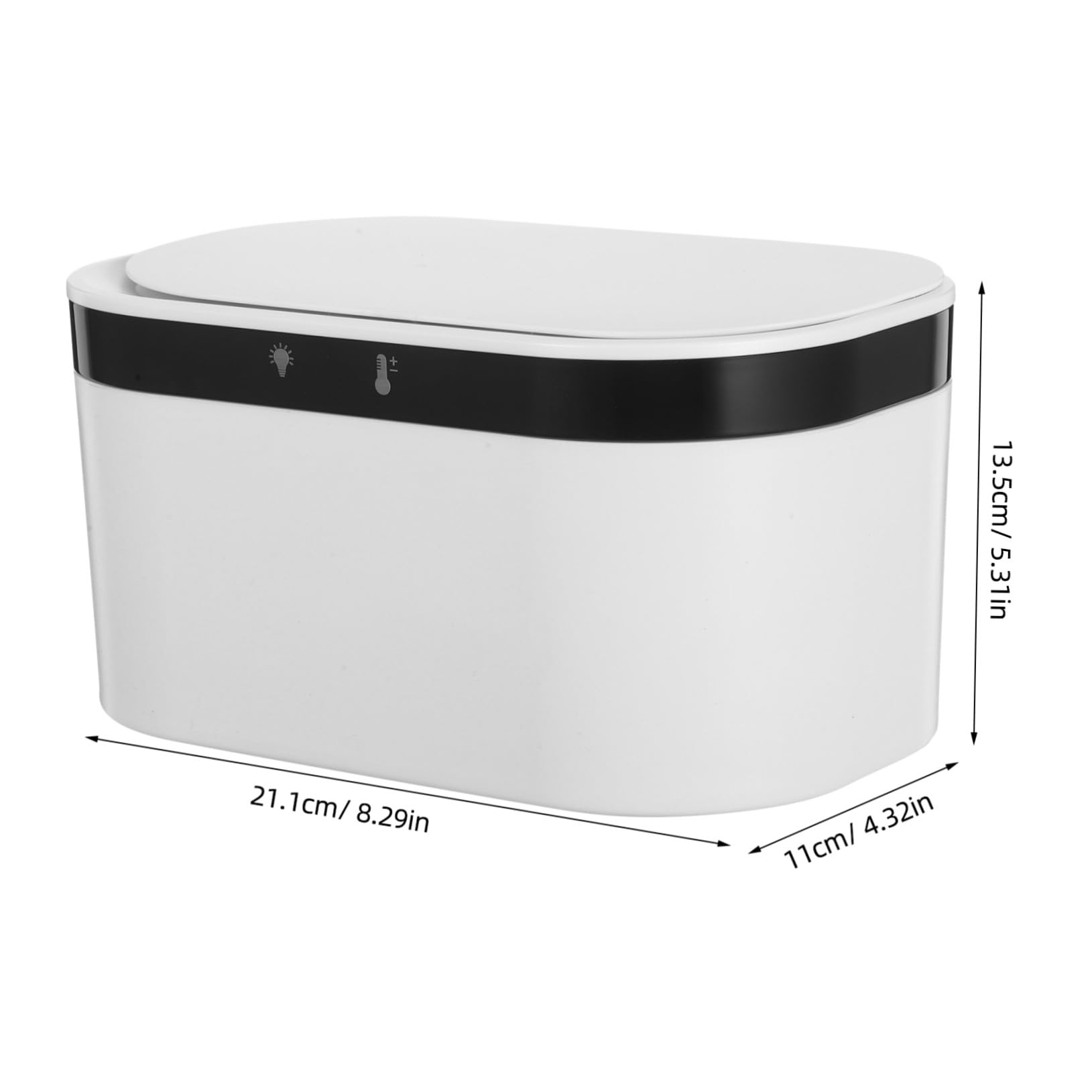 INOOMP Calentador de Toallitas para Bebés Caja de Calentamiento de Toallitas Calentador Portátil con Luz Nocturna para Recién Nacidos Uso Sala de Estar