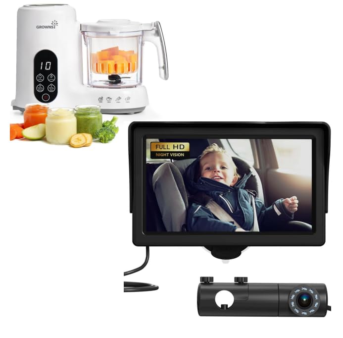 Grownsy Cámara para bebés y fabricante de alimentos para bebés