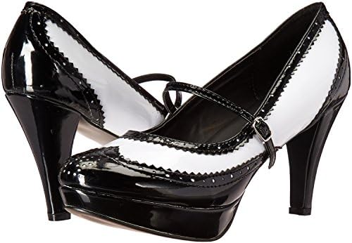 Ellie Shoes Women's 414-flapper, Black/White, 10 M US | Image 6