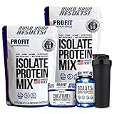 Combo 2x Whey Isolate Protein Mix 900g + Bcaa + Creatina + Coq - Profit (Chocolate ao leite)