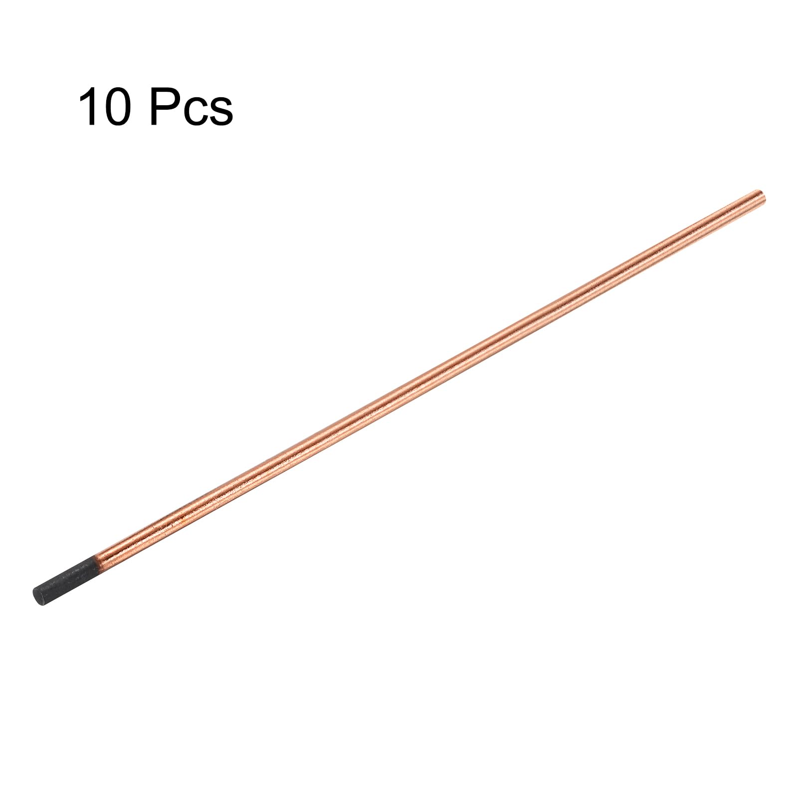 PATIKIL 10pcs 7mmx355mm(0.28"x14") Carbon Arc Air Gouging Rods Copper Graphite Coated Gouging Electrode Rods for Welding - Image 3