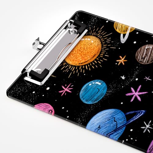 Image of Small Plastic Clipboard 6 x 9 in, Standard A5 Size Fashion Clip Board