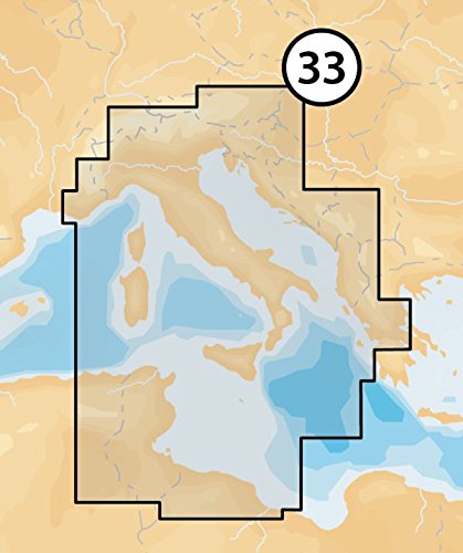 Navionics Platinum+ - 33P+ Central. Mediterranean CF Cover