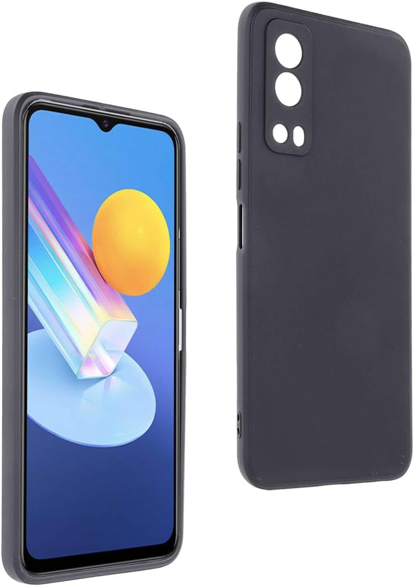 Etui ochronne na VIVO Y72 5G - Y52 5G - IQOO Z3 5G, TPU, czarne, silikonowe, ultracienkie, 0,33 mm