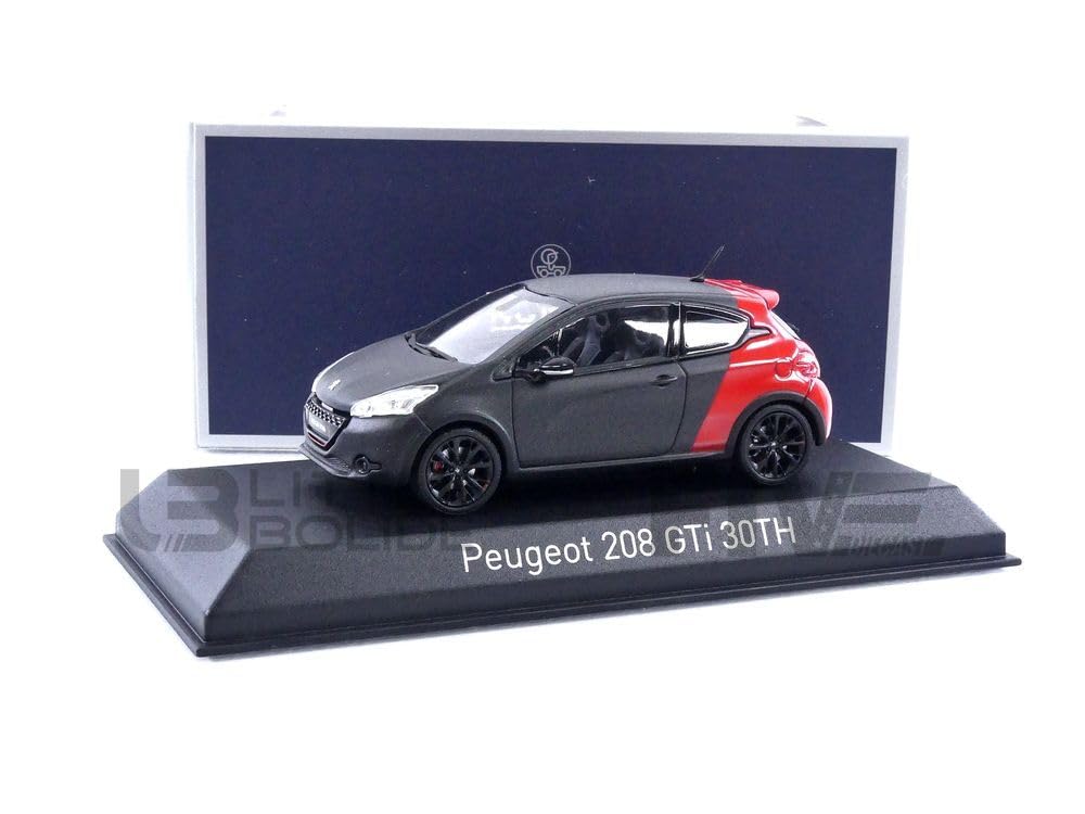 Amazon | NOREV プジョー 208 GTi 30TH 14 マットブラック/レッド 1/43