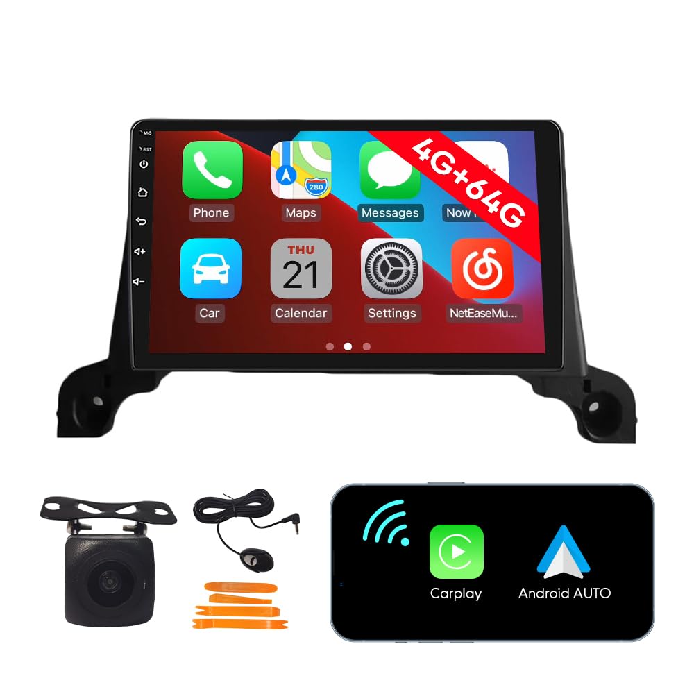 [4G 64G] Android Car Stereo FM Radio Carplay Android Auto 9