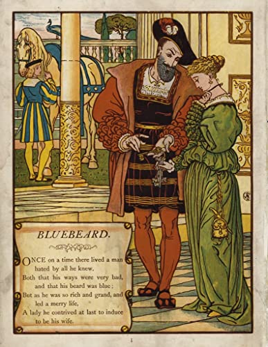 Affiche Barbe Bleue de Walter Crane pour sublimer votre décoration