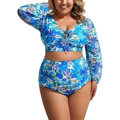 Hanna Nikole Plus Size High Waist Bikini Set Cover