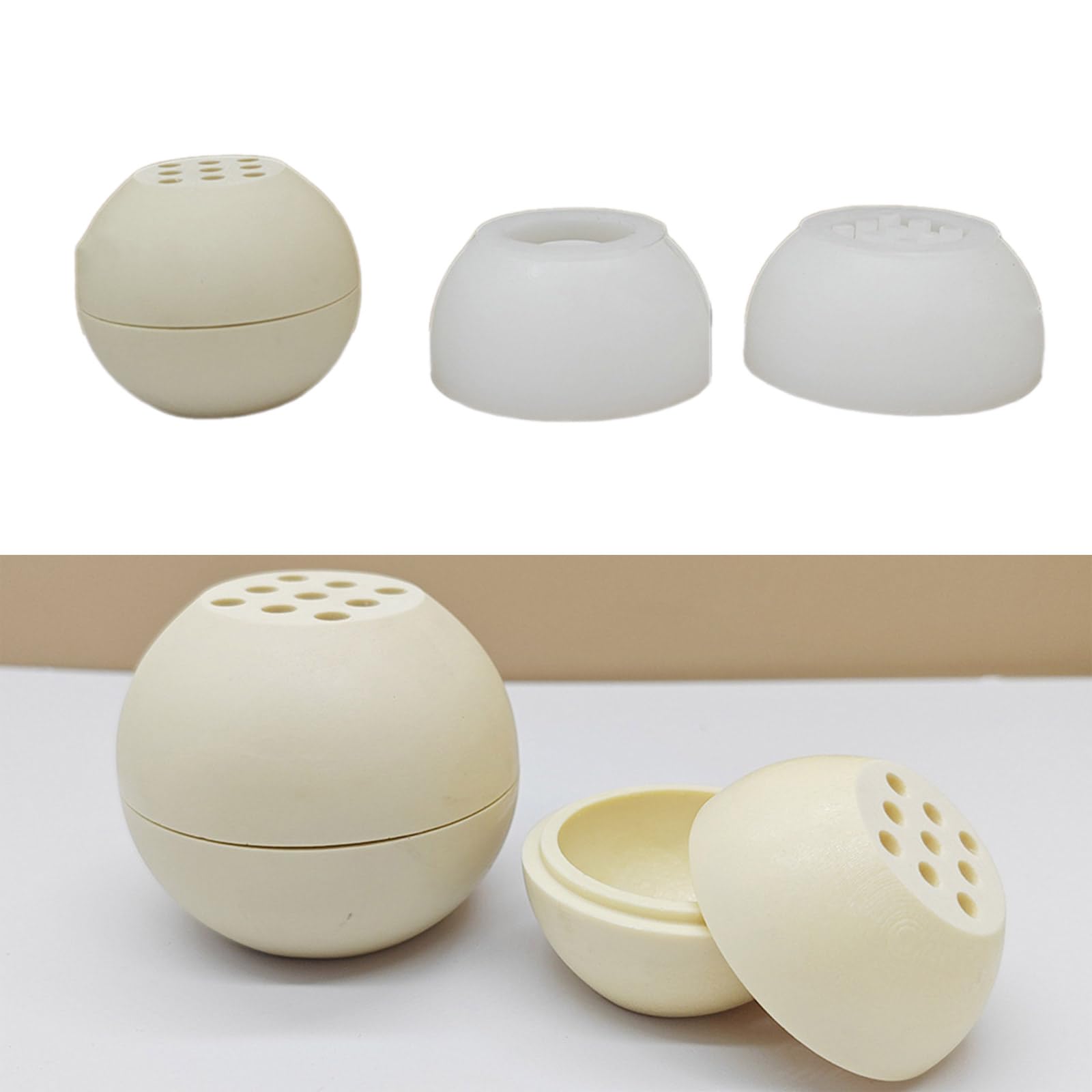 Stampi per incensi, elegante vassoio rotondo per incensi, adatto per appassionati di artigianato in silicone