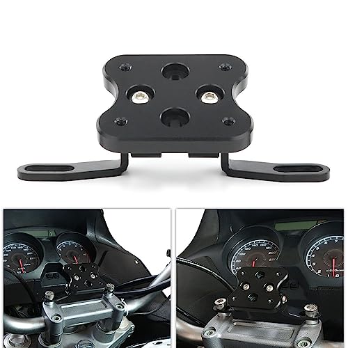 Xitomer Universal GPS Bracket Adapter, Fit for DR650 Tenere 700 CB1000R Grom MSX125 Monster 800 Versys 650 DR-Z400SM, Compatible with Garmin/Tomtom Mount (AMPS Hole)