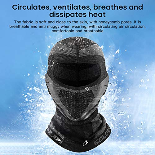 zhiang Lenço de proteção UV com colarinho e protetor solar, bandana respirável para caminhadas ao ar