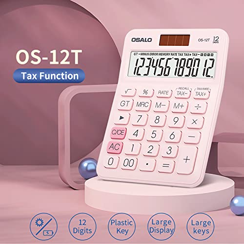 pendancyColor12T Pocket Small Size Desk Calculator OS-12T の商品画像 7
