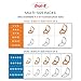 3-Point Products Oval-8 Multi-Size Pack of 3 Sizes 10,11,12