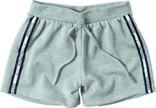 Shorts Moletinho brilho, Malwee Kids, Meninas, Cinza, 12