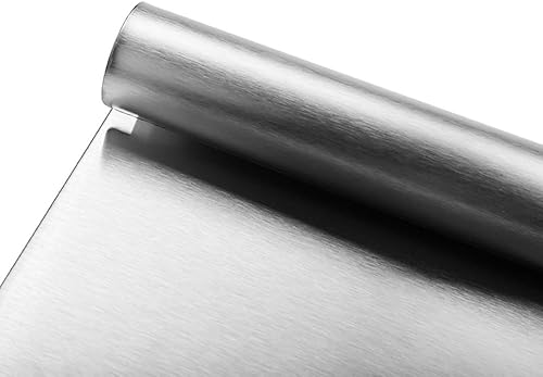 Miniatura 4 de PHILISENMALL Stainless Steel Pizza Dough Scraper Ergonomics Design Handle Comfortable to Hold Dough Cutter Non-Stick Easy to Clean Pizza Cutting